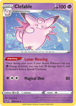 Clefable (064/185) [Sword & Shield: Vivid Voltage] | Gear Gaming Fayetteville