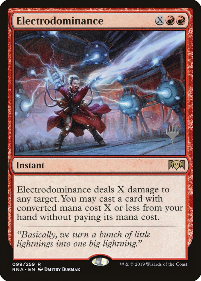 Electrodominance (Promo Pack) [Ravnica Allegiance Promos] | Gear Gaming Fayetteville