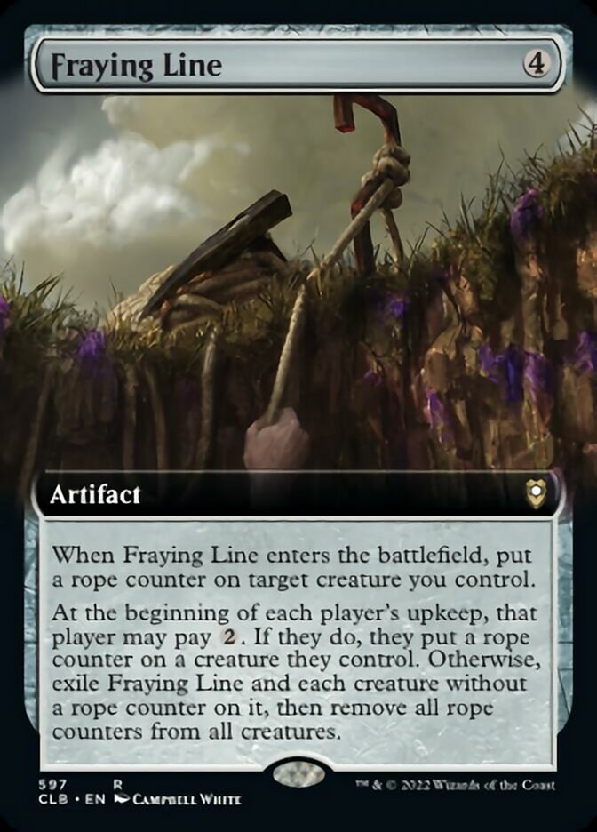 Fraying Line (Extended Art) [Commander Legends: Battle for Baldur's Gate] | Gear Gaming Fayetteville