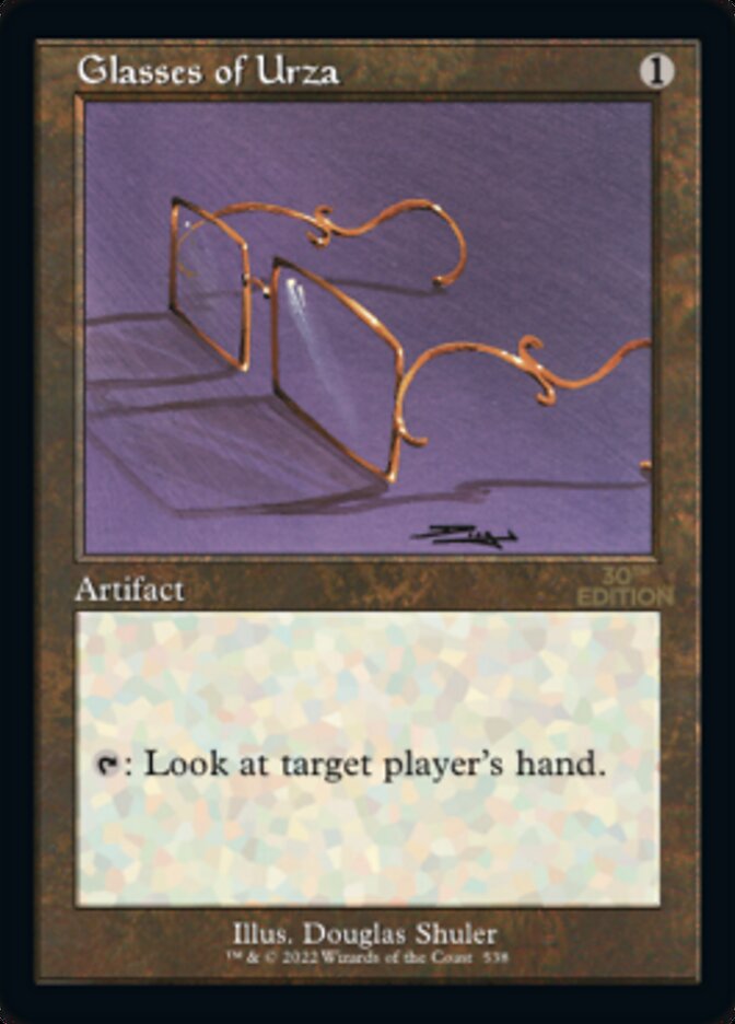 Glasses of Urza (Retro) [30th Anniversary Edition] | Gear Gaming Fayetteville