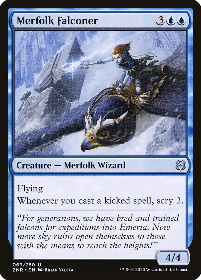 Merfolk Falconer [Zendikar Rising] | Gear Gaming Fayetteville