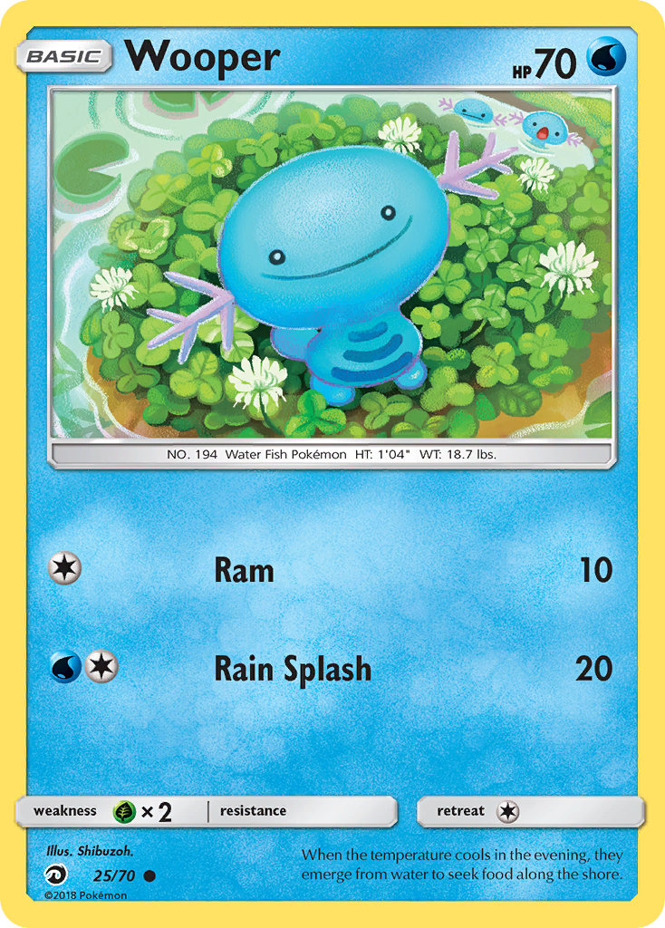 Wooper (25/70) [Sun & Moon: Dragon Majesty] | Gear Gaming Fayetteville