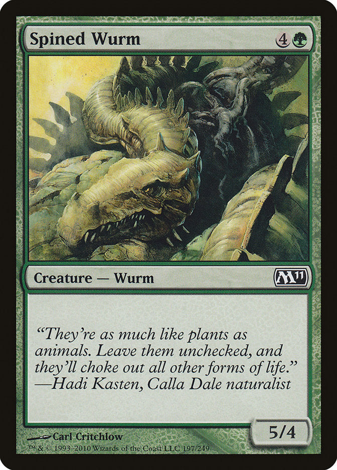 Spined Wurm [Magic 2011] | Gear Gaming Fayetteville