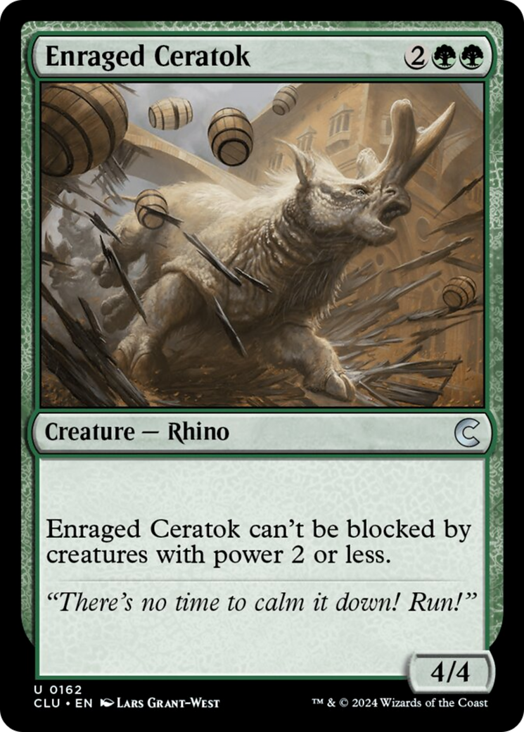 Enraged Ceratok [Ravnica: Clue Edition] | Gear Gaming Fayetteville