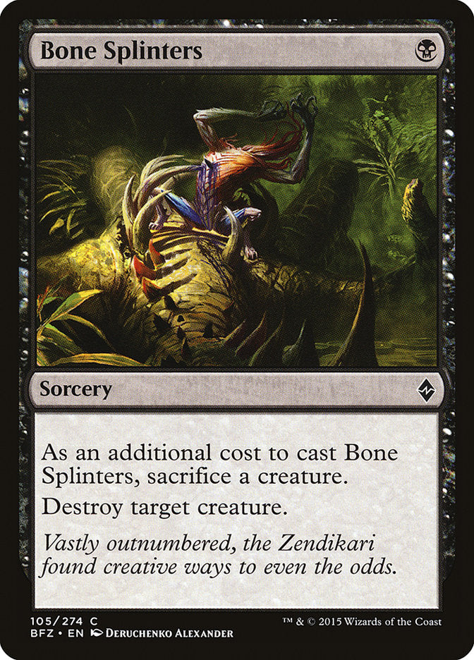 Bone Splinters [Battle for Zendikar] | Gear Gaming Fayetteville