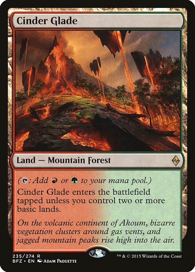 Cinder Glade [Battle for Zendikar] | Gear Gaming Fayetteville