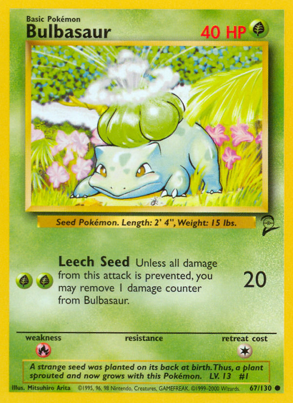 Bulbasaur (67/130) [Base Set 2] | Gear Gaming Fayetteville