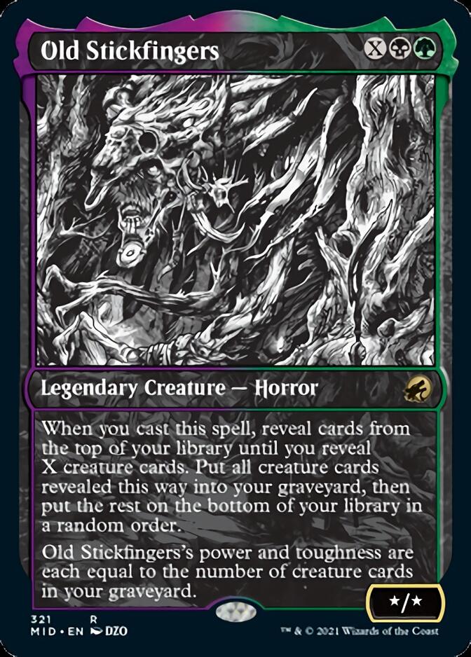 Old Stickfingers (Showcase Eternal Night) [Innistrad: Midnight Hunt] | Gear Gaming Fayetteville