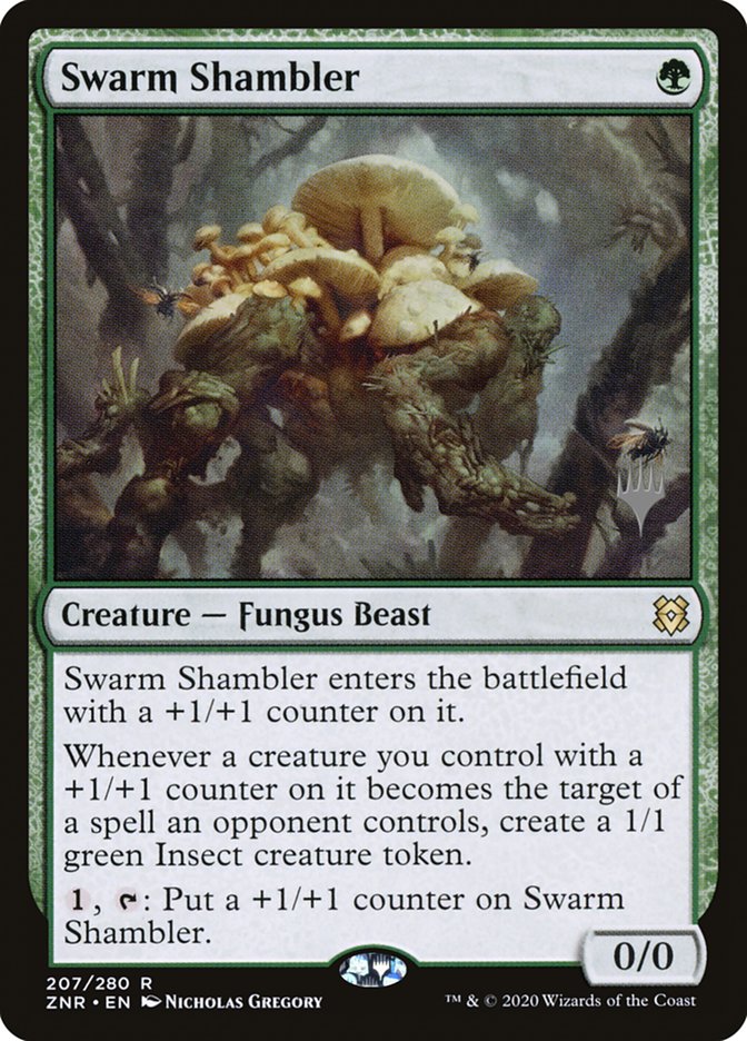 Swarm Shambler (Promo Pack) [Zendikar Rising Promos] | Gear Gaming Fayetteville