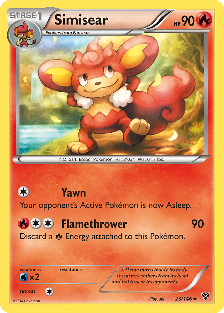 Simisear (23/146) [XY: Base Set] | Gear Gaming Fayetteville