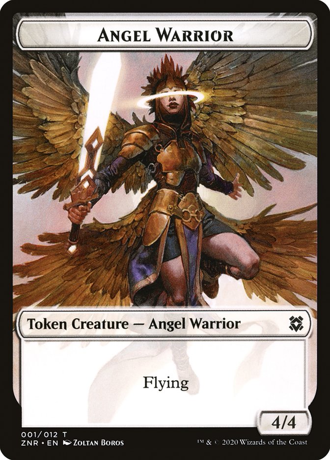 Angel Warrior Token [Zendikar Rising Tokens] | Gear Gaming Fayetteville