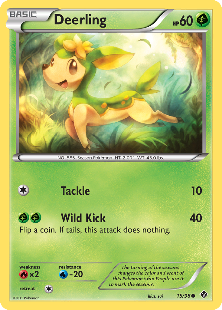 Deerling (15/98) [Black & White: Emerging Powers] | Gear Gaming Fayetteville