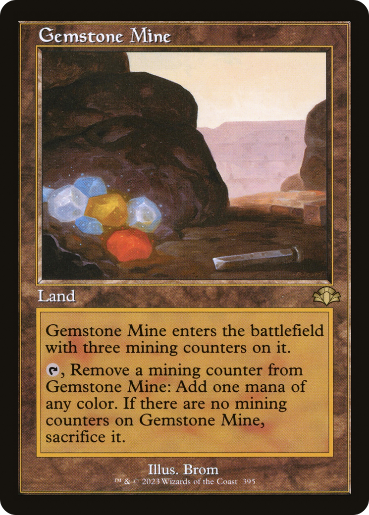 Gemstone Mine (Retro) [Dominaria Remastered] | Gear Gaming Fayetteville