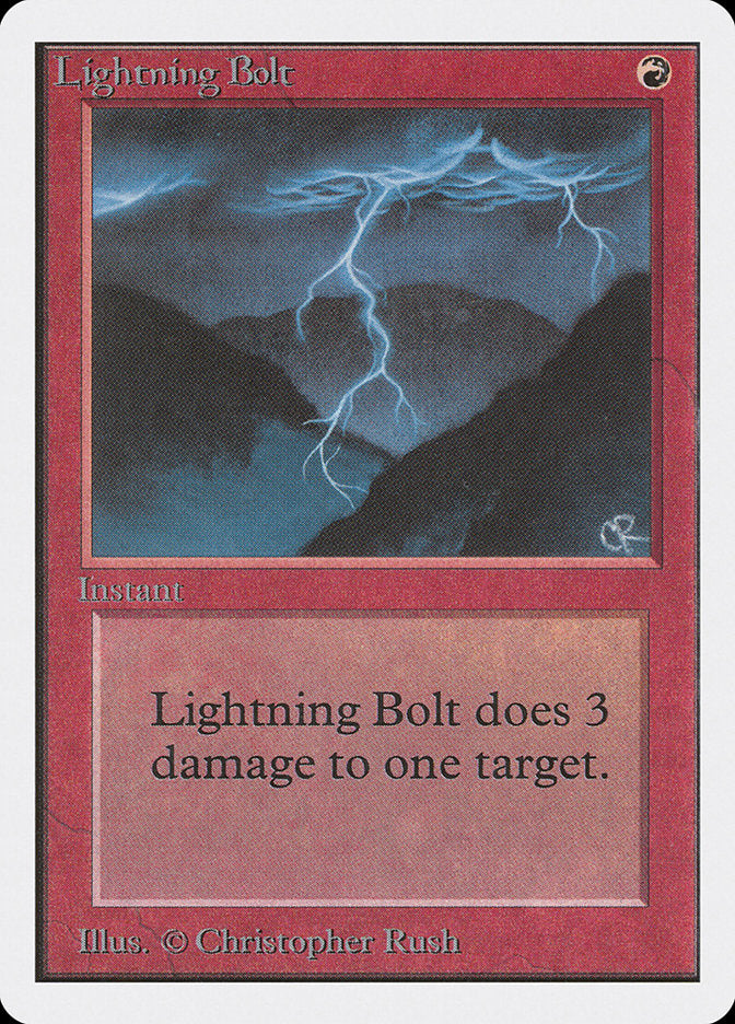 Lightning Bolt [Unlimited Edition] | Gear Gaming Fayetteville