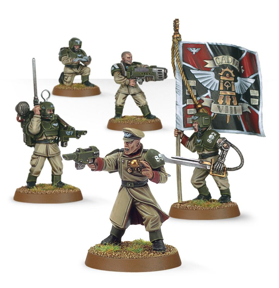 Astra Militarum:  Cadian Command Squad | Gear Gaming Fayetteville