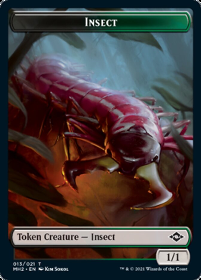 Clue (15) // Insect Double-Sided Token [Modern Horizons 2 Tokens] | Gear Gaming Fayetteville