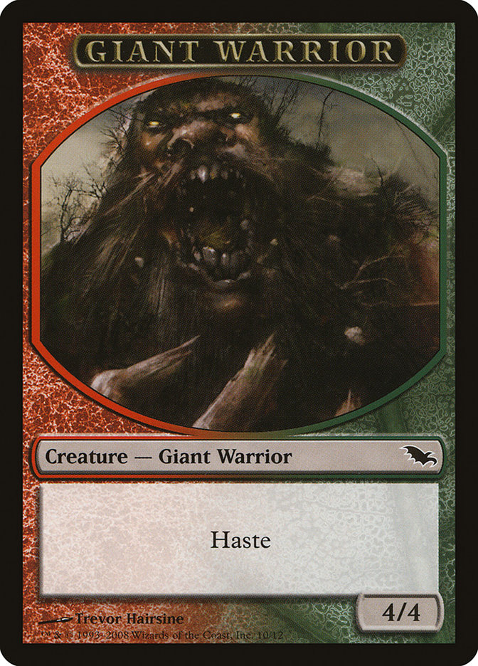 Giant Warrior Token [Shadowmoor Tokens] | Gear Gaming Fayetteville