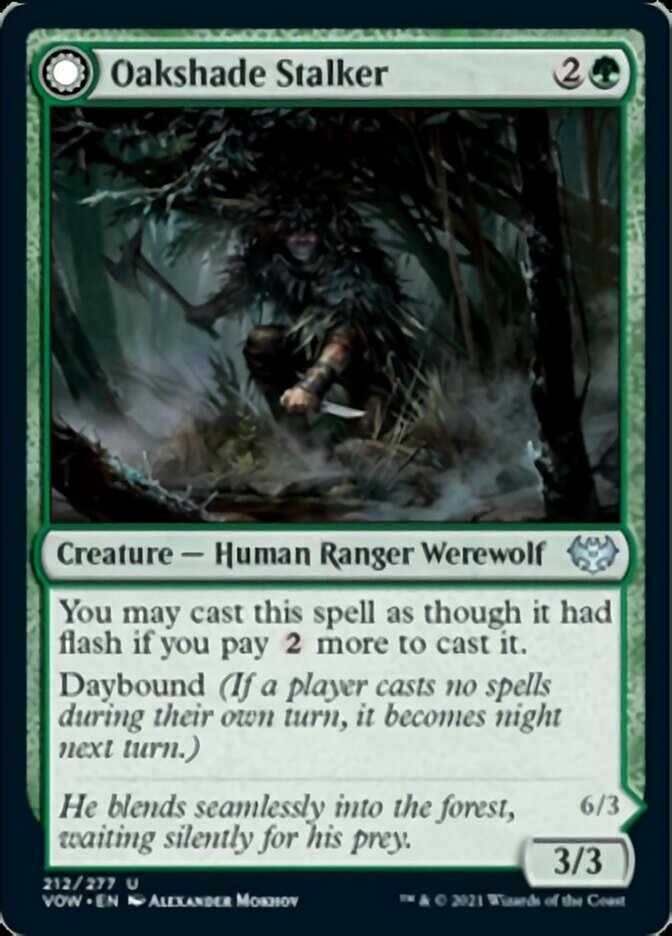 Oakshade Stalker // Moonlit Ambusher [Innistrad: Crimson Vow] | Gear Gaming Fayetteville