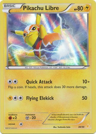 Pikachu Libre (30/30) [XY: Trainer Kit 3 - Pikachu Libre] | Gear Gaming Fayetteville