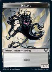 Inkling // Spirit Double-Sided Token [Strixhaven: School of Mages Tokens] | Gear Gaming Fayetteville