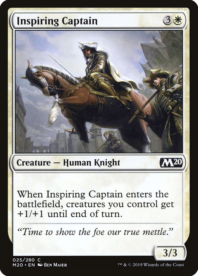 Inspiring Captain [Core Set 2020] | Gear Gaming Fayetteville