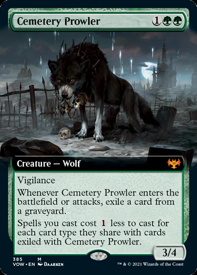 Cemetery Prowler (Extended Art) [Innistrad: Crimson Vow] | Gear Gaming Fayetteville