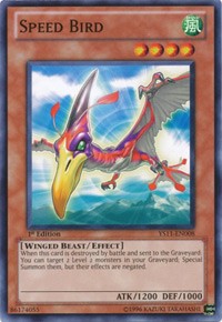 Speed Bird [Starter Deck: Dawn of the Xyz] [YS11-EN008] | Gear Gaming Fayetteville