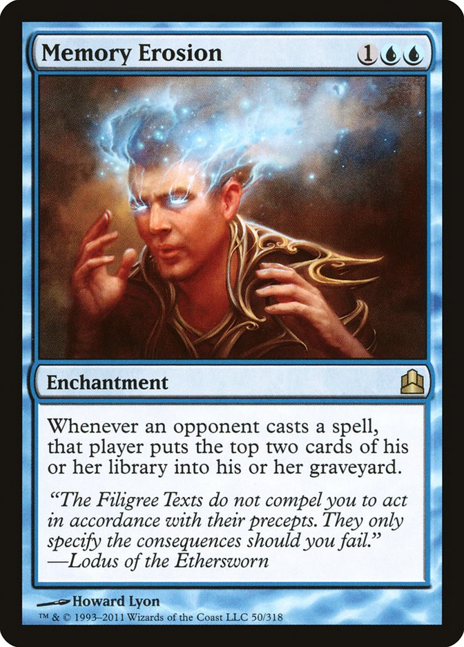 Memory Erosion [Commander 2011] | Gear Gaming Fayetteville