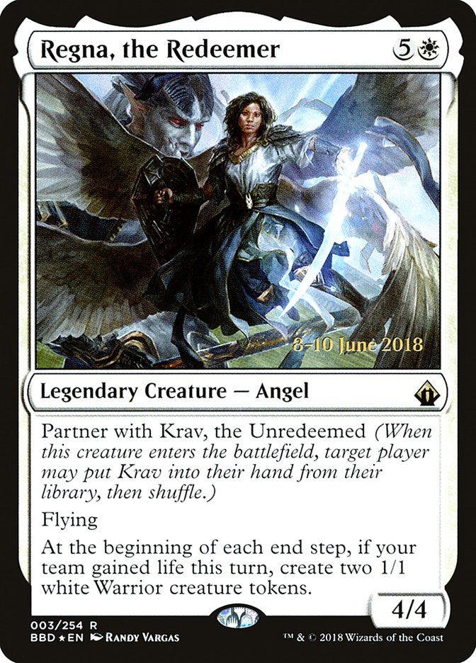 Regna, the Redeemer [Battlebond Prerelease Promos] | Gear Gaming Fayetteville