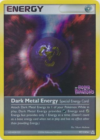 Dark Metal Energy (97/110) (Stamped) [EX: Holon Phantoms] | Gear Gaming Fayetteville