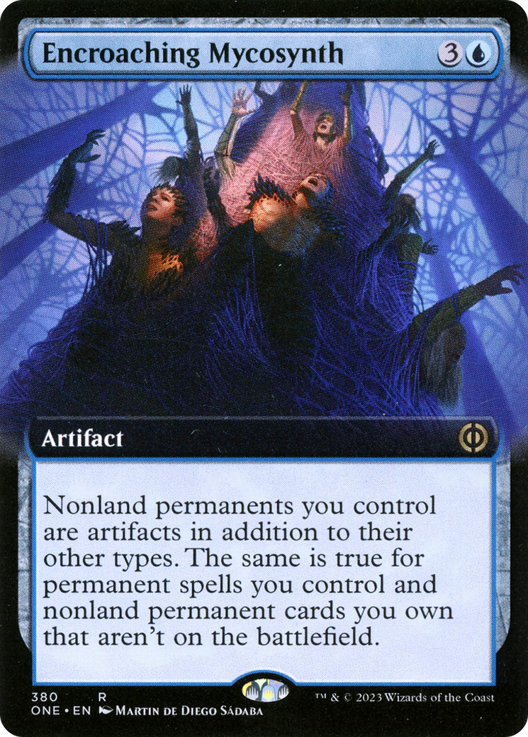 Encroaching Mycosynth (Extended Art) [Phyrexia: All Will Be One] | Gear Gaming Fayetteville