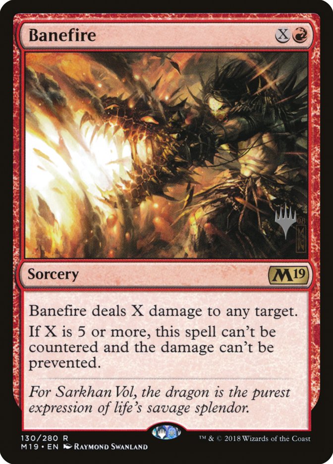 Banefire (Promo Pack) [Core Set 2019 Promos] | Gear Gaming Fayetteville