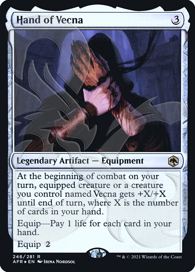 Hand of Vecna (Ampersand Promo) [Dungeons & Dragons: Adventures in the Forgotten Realms Promos] | Gear Gaming Fayetteville