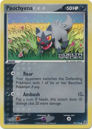 Poochyena (79/113) (Stamped) [EX: Delta Species] | Gear Gaming Fayetteville