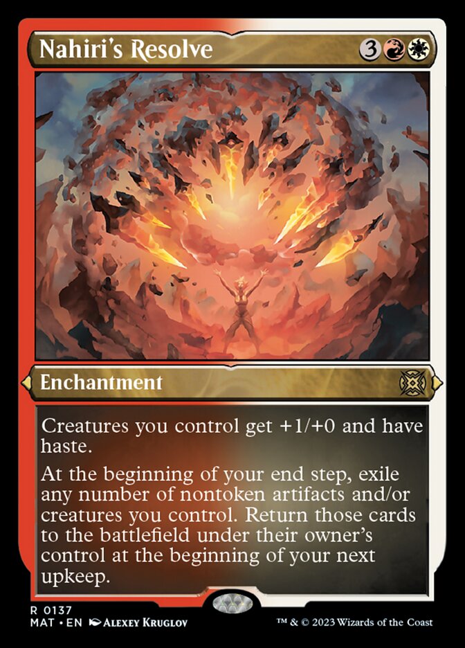 Nahiri's Resolve (Foil Etched) [March of the Machine: The Aftermath] | Gear Gaming Fayetteville