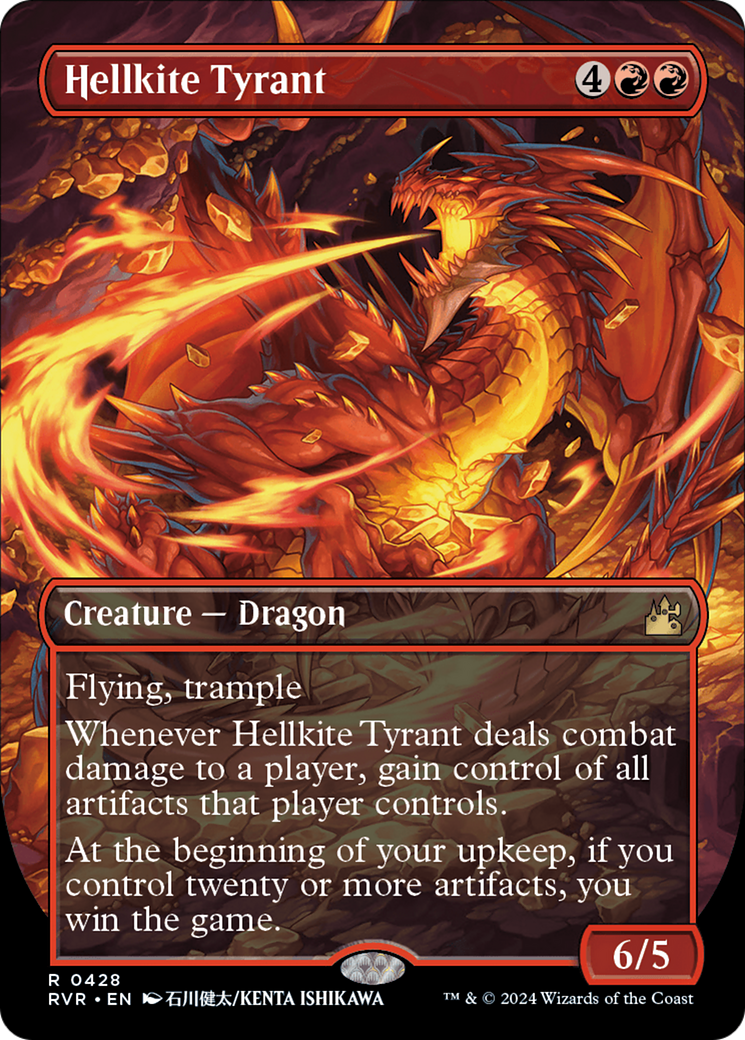 Hellkite Tyrant (Anime Borderless) [Ravnica Remastered] | Gear Gaming Fayetteville