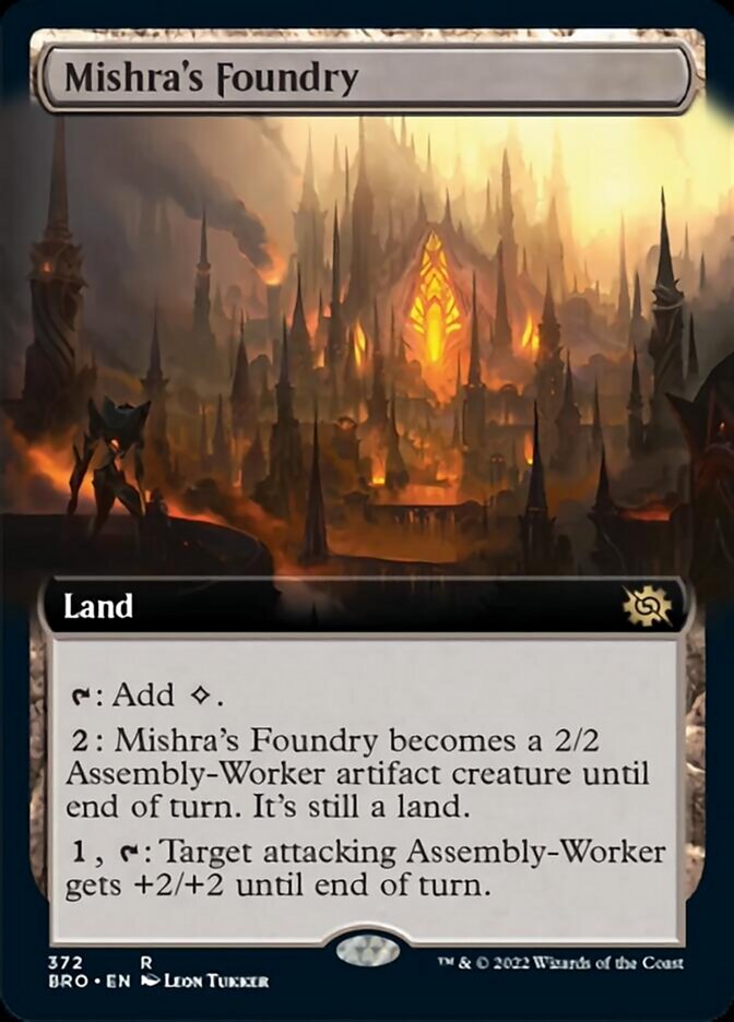 Mishra's Foundry (Extended Art) [The Brothers' War] | Gear Gaming Fayetteville
