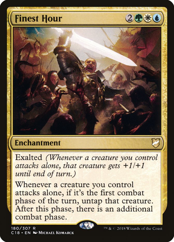 Finest Hour [Commander 2018] | Gear Gaming Fayetteville