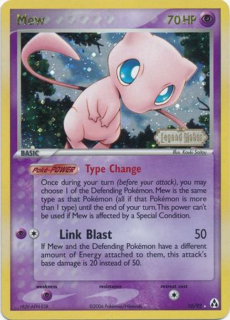 Mew (10/92) (Stamped) [EX: Legend Maker] | Gear Gaming Fayetteville