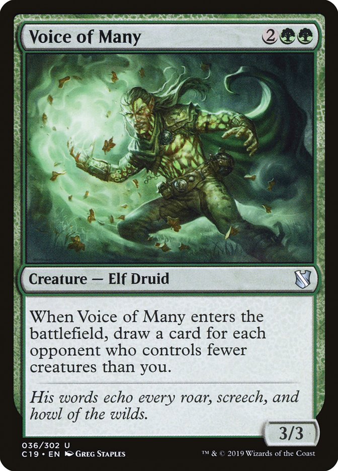 Voice of Many [Commander 2019] | Gear Gaming Fayetteville