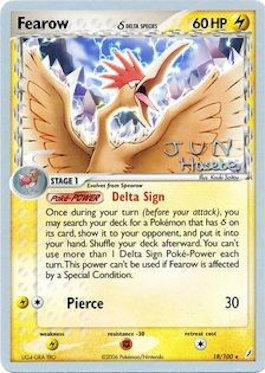 Fearow (18/100) (Delta Species) (Flyvees - Jun Hasebe) [World Championships 2007] | Gear Gaming Fayetteville