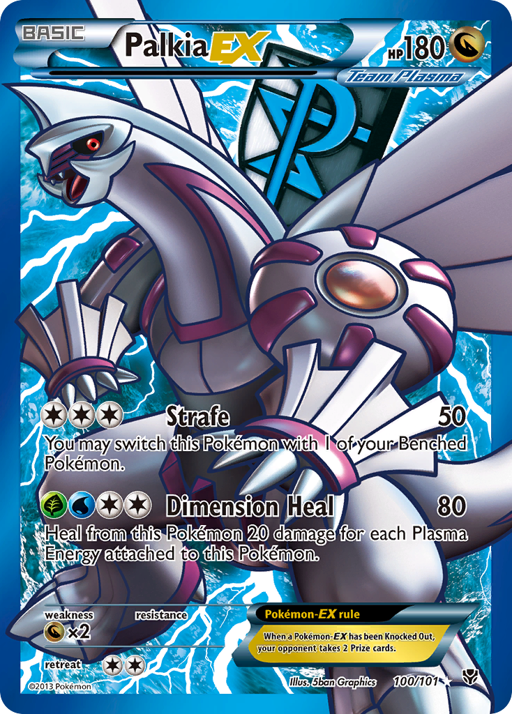 Palkia EX (100/101) [Black & White: Plasma Blast] | Gear Gaming Fayetteville