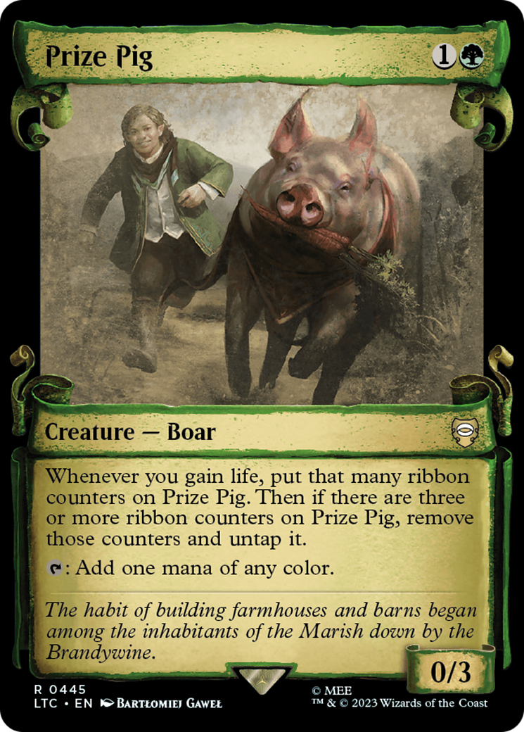 Prize Pig [The Lord of the Rings: Tales of Middle-Earth Commander Showcase Scrolls] | Gear Gaming Fayetteville