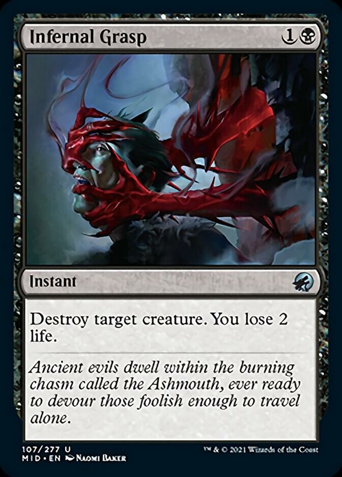 Infernal Grasp [Innistrad: Midnight Hunt] | Gear Gaming Fayetteville