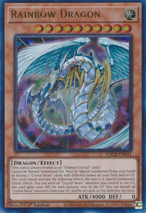 Rainbow Dragon [SDCB-EN041] Ultra Rare | Gear Gaming Fayetteville