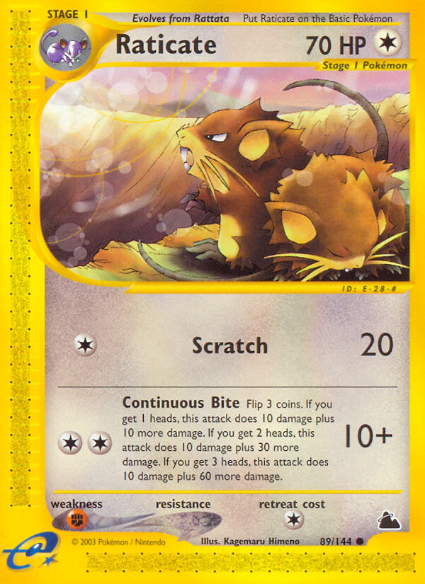 Raticate (89/144) [Skyridge] | Gear Gaming Fayetteville