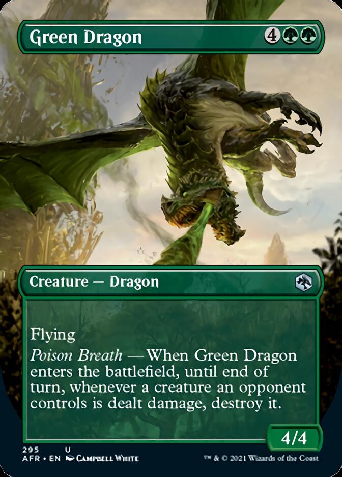 Green Dragon (Borderless Alternate Art) [Dungeons & Dragons: Adventures in the Forgotten Realms] | Gear Gaming Fayetteville