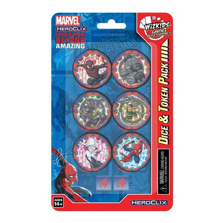 Marvel HeroClix Spider-Man Beyond Amazing Dice and Token Set | Gear Gaming Fayetteville