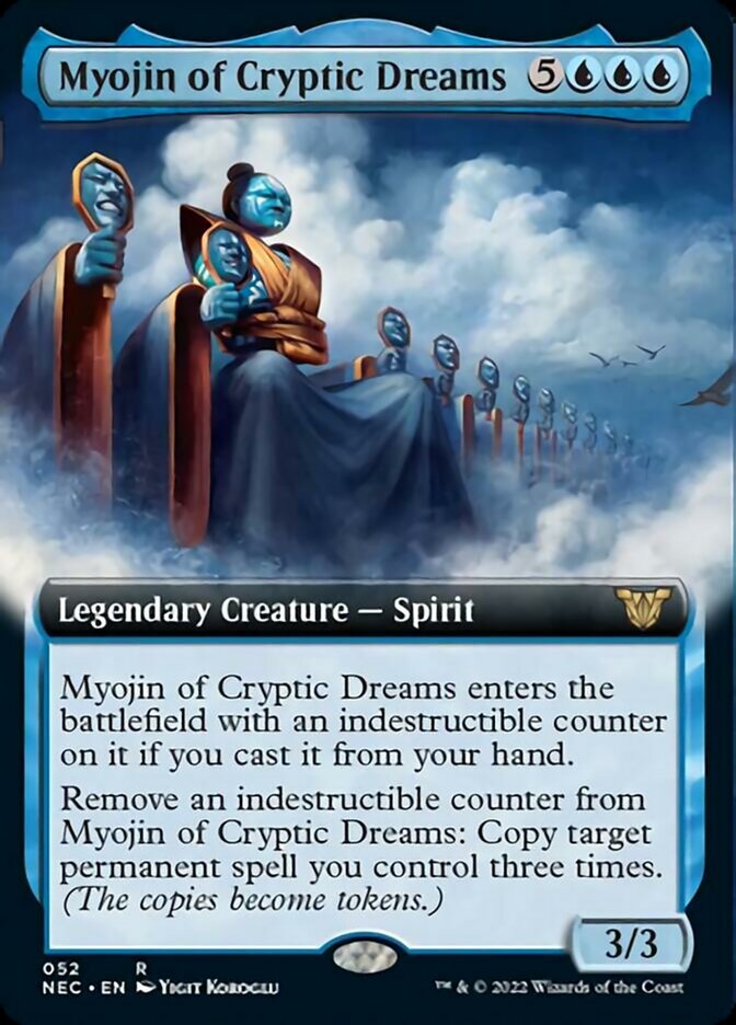 Myojin of Cryptic Dreams (Extended Art) [Kamigawa: Neon Dynasty Commander] | Gear Gaming Fayetteville