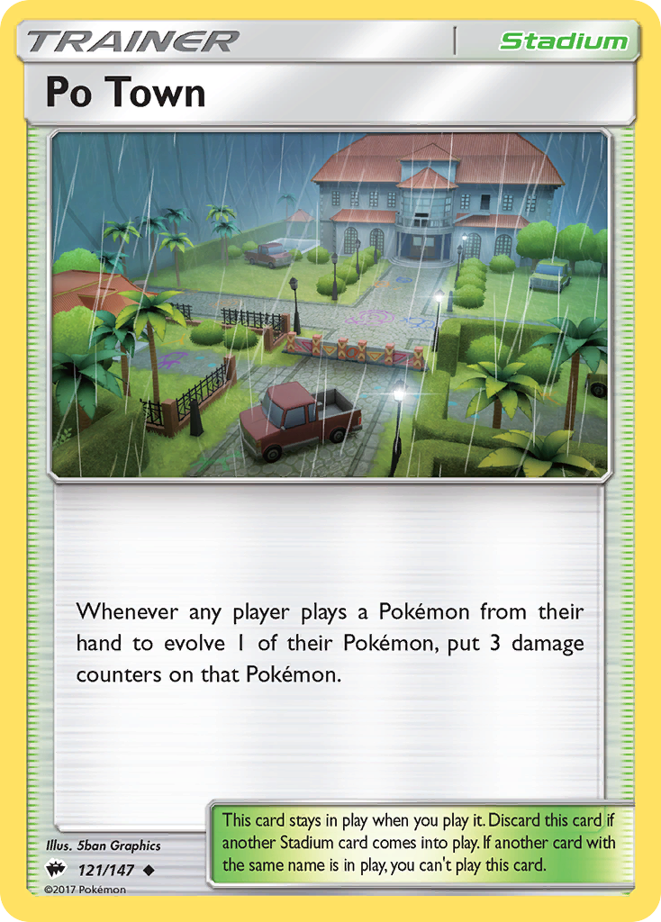 Po Town (121/147) [Sun & Moon: Burning Shadows] | Gear Gaming Fayetteville